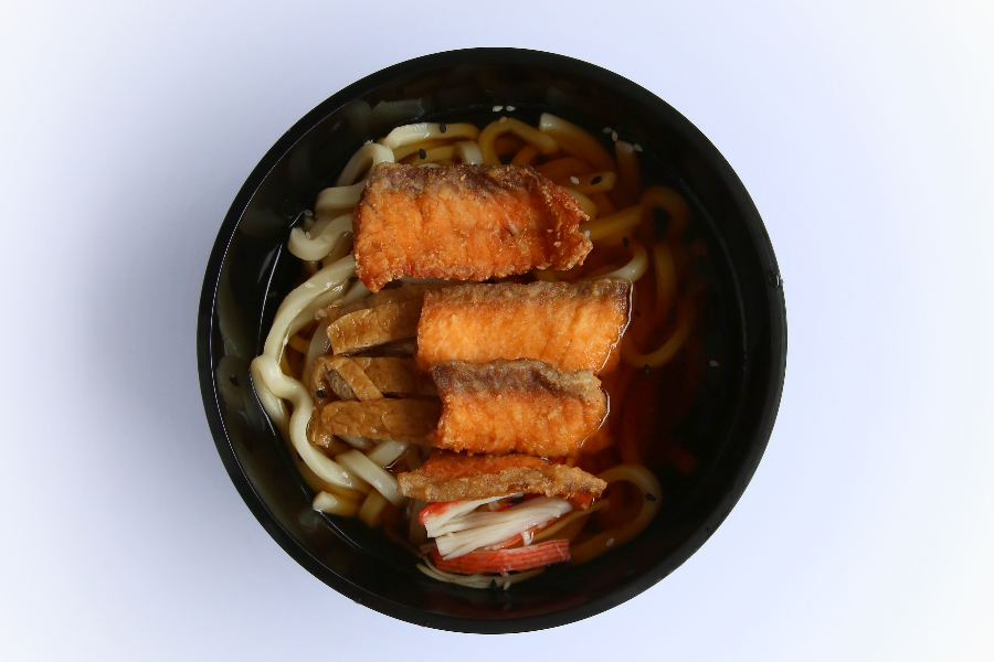 teriyaki salmon udon