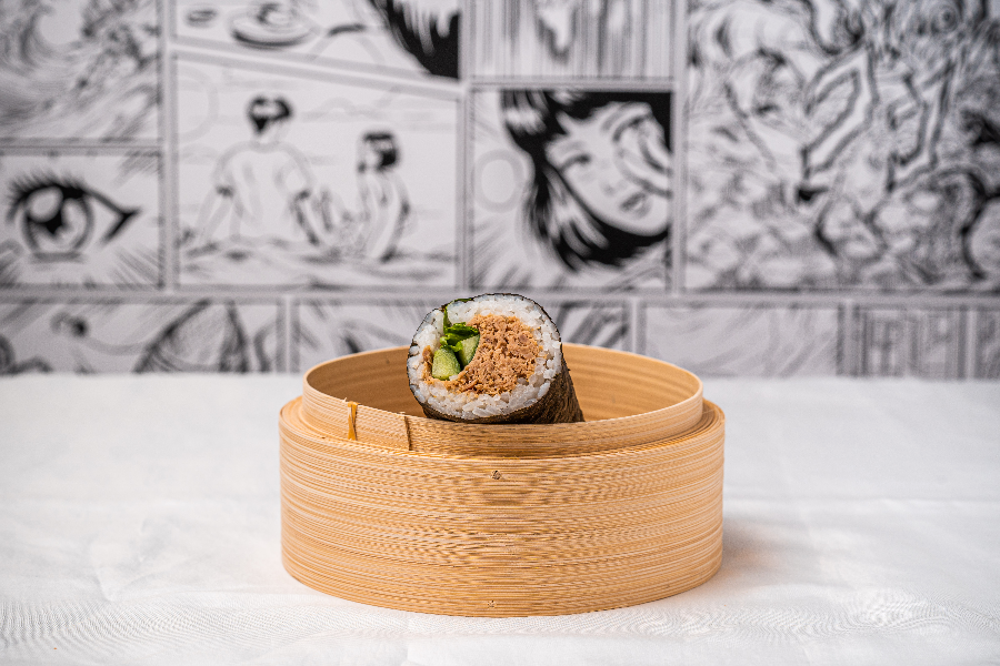 Cooked tuna cucumber