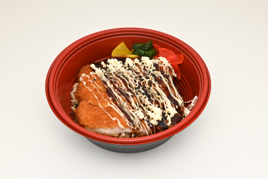 Chicken katsu hot rice bowl