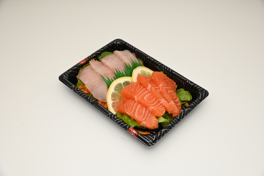 Salmon & kingfish sashimi